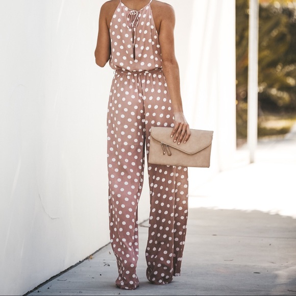 Pretty Little Polka Dot Jumpsuit Vici - Picture 4 of 8